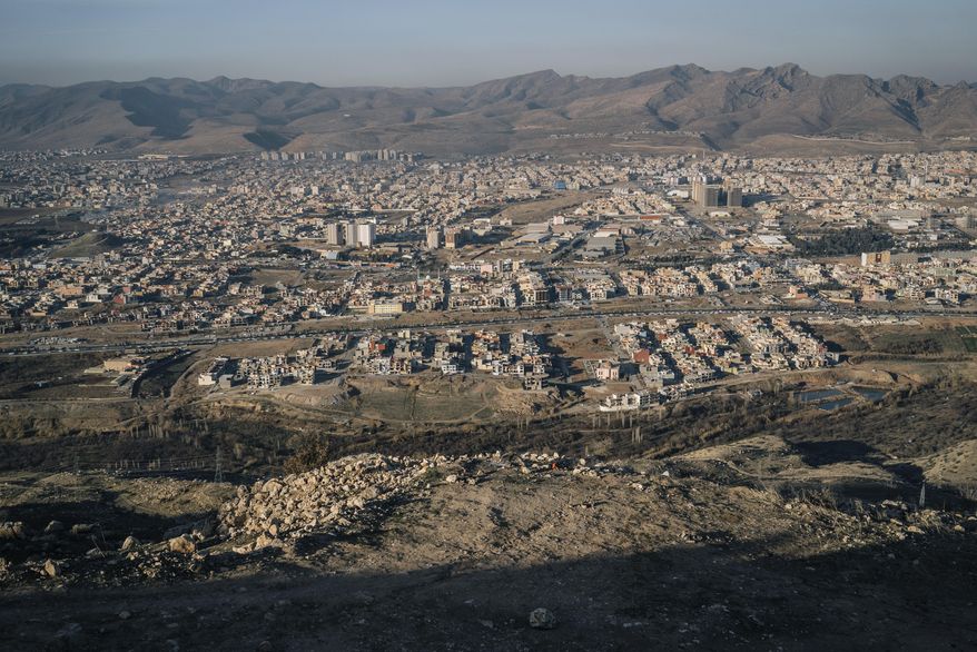 In this Jan. 12, 2017 photo, a view of Dohuk city, Iraq. A new psychological trauma institute is being established at the university of Dohuk in Iraq, the first in the entire region. The program will train local mental health professionals to treat Islamic State victims, including thousands of Yazidi women and children. It will open at the end of the month. (AP Photo/Alice Martins)
