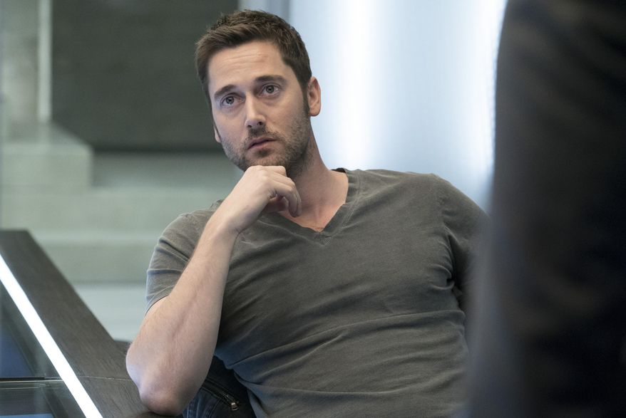 This image released by NBC shows Ryan Eggold as Tom Keen in a scene from "The Blacklist: Redemption." (Virginia Sherwood/NBC via AP)