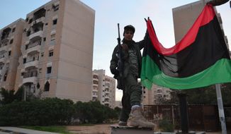 Libyan National Army forces, under the leadership of Maj. Gen. Khalifah Haftar, is pushing for a Russian military presence in eastern Libya. (The Washington Times/File)