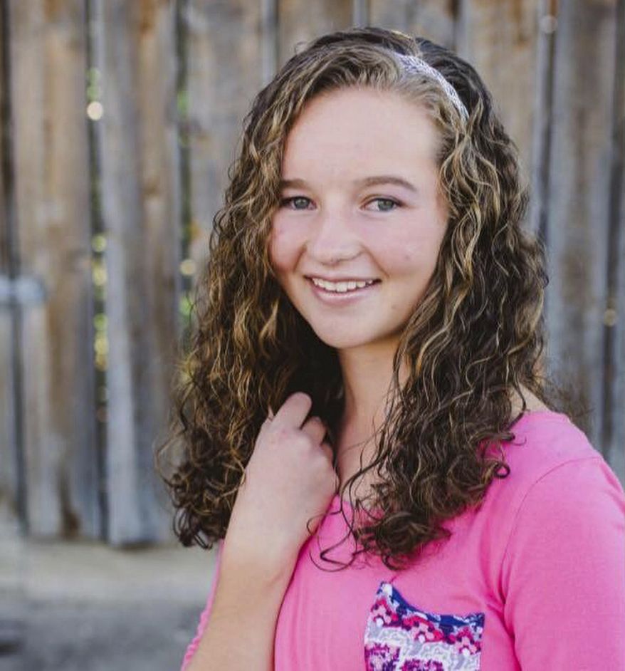 This undated photo provided by Lauren Anderson shows Deserae Turner, a Utah teenager who was shot in the head and left in a ditch. Residents of a small town in northern Utah are struggling to comprehend why two teenage boys plotted to rob and kill, Turner, 14, before shooting her in the head and leaving her critically wounded in a ditch, according to prosecutors. (Lauren Anderson via AP)