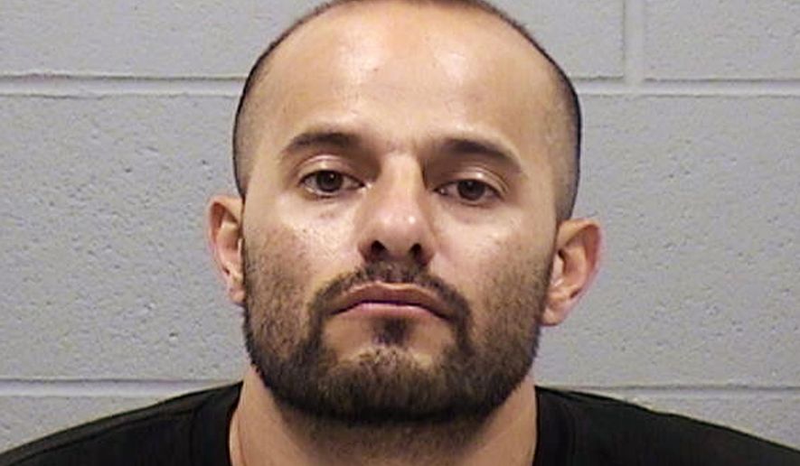 This undated photo provided by the Harvey County Sheriff's Office in Newton, Kan., shows David Lee Montano, of Newton. Montano, who was suspected of gunning down three other men in a home before being fatally shot by a police officer early Thursday, Feb. 23, 2017, knew his victims and targeted them, authorities said. (Harvey County Sheriff's Office via AP)