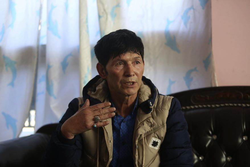 In this Dec. 21, 2016 photo, Raheem Rejaey director of Bridge Hope Health Organization (BHHO) speaks during an interview with the Associated Press in Kabul, Afghanistan. Raheem Rejaey was a drug addict for 17 years. He lived under bridges in Kabul or in the ruins of buildings. His clothes reeked. In his misery, he tried suicide several times, he said, once intentionally overdosing and lying unconscious in a street for two days, undiscovered. (AP Photo/Rahmat Gul)