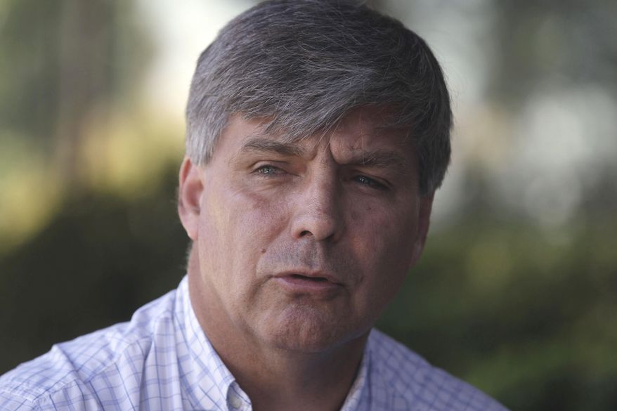 FILE - In this Jan. 28, 2015 file photo, Harold Mayne-Nicholls speaks during a news conference in Santiago, Chile. The FIFA official who led inspections of 2018 and 2022 World Cup bidders says he has appealed to the Court of Arbitration for Sport against his three-year ban for seeking unpaid intern work in Qatar for relatives. Harold Mayne-Nicholls's hearing at CAS is likely to be held within months. (AP Photo/Luis Hidalgo, File)