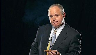 Talk radio kingpin Rush Limbaugh regularly dissects media trickery for his listeners, from &quot;fake news&quot; to Trump bashing. (Rush Limbaugh) ** FILE **
