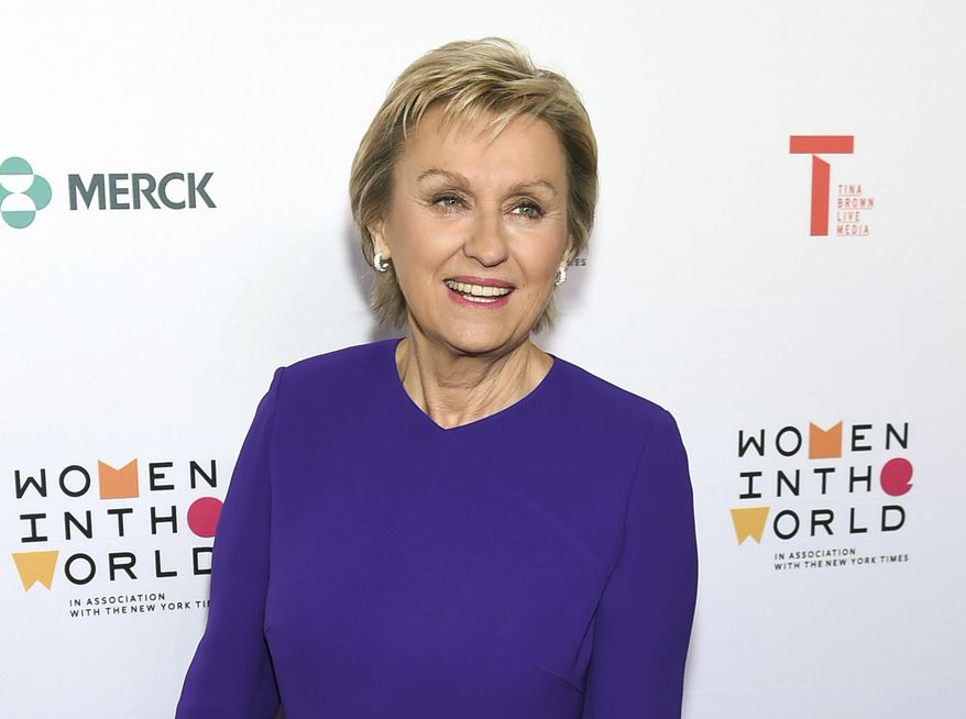 FILE - This April 6, 2016 file photo shows magazine editor Tina Brown at the 7th Annual Women in the World Summit opening night in New York. Brown has a deal with Henry Holt and Company to publish the diaries she kept during her years running "Vanity Fair," the publisher announced. “The Vanity Fair Diaries” comes out in November. (Photo by Evan Agostini/Invision/AP, File)