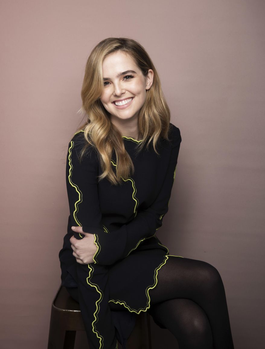 FILE - This Jan. 20, 2017 file photo shows actress Zoey Deutch who stars in, "Before I Fall", at the Music Lodge during the Sundance Film Festival in Park City, Utah. (Photo by Taylor Jewell/Invision/AP, File)