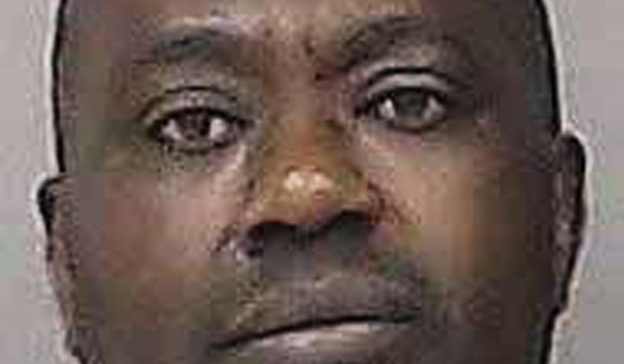 This an undated photo provided by the Linn County Jail in Cedar Rapids, Iowa, shows Gervais Ngombwa. A federal judge is expected to sentence Ngombwa, a Rwandan man Thursday, March 2, 2017, for lying to gain citizenship in the U.S. after helping carry out deadly attacks during the country’s 1994 genocide. (Linn County Jail via AP)