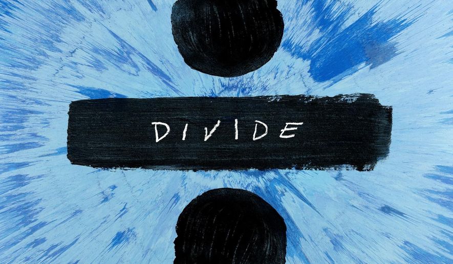 This cover image released by Atlantic Records shows, "Divide," the latest release by Ed Sheeran. (Atlantic Records via AP)