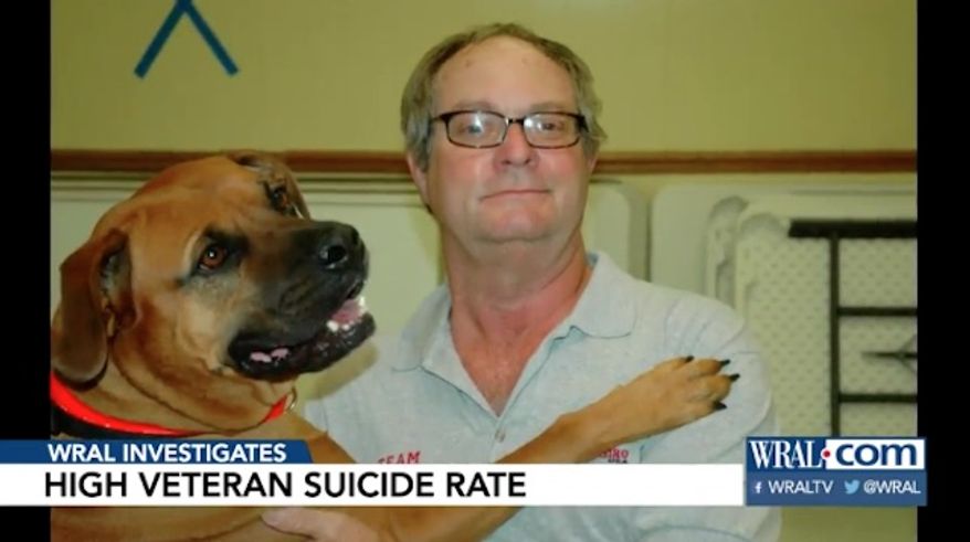The body of 63-year-old Navy veteran Paul Shuping was discovered in the parking garage of the Durham Veteran Affairs Medical Center six days after he took his own life. (WRAL)