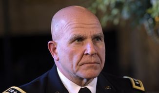 Army Lt. Gen. H.R. McMaster listens as President Donald Trump makes the announcement at Trump&#39;s Mar-a-Lago estate in Palm Beach, Fla., that McMaster will be the new national security adviser, in this Feb. 20, 2017, file photo. (AP Photo/Susan Walsh, File)