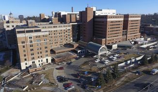 ADVANCE FOR SUNDAY MARCH 12 AND THEREAFTER - This Feb. 17, 2017 photo shows the Saint Marys Hospital campus of Mayo Clinic Hospital in Rochester, Minn. Mayo Clinic is kicking off a $217 million, five-year &amp;quot;domino effect&amp;quot; of expansion and renovation projects on its Saint Marys Hospital campus. (Andrew Link/The Rochester Post-Bulletin via AP)