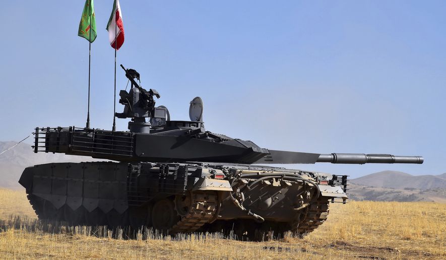 The Iran Karrar tank (Photo: Iranian Defense Ministry via AP)