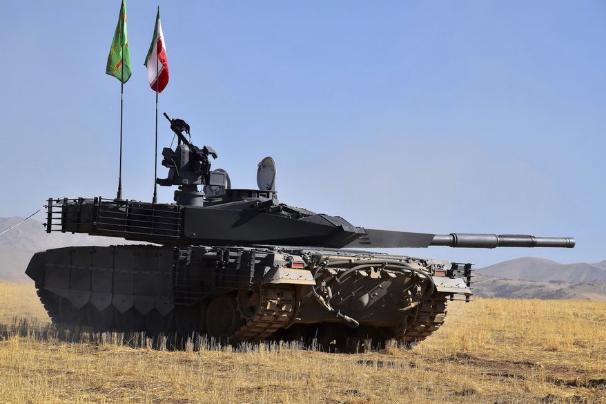 The Iran Karrar tank (Photo: Iranian Defense Ministry via AP)