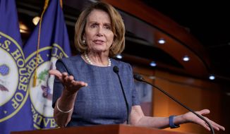 Asked Sunday whether there is room in the party for people who are pro-life, the staunchly pro-choice House Minority Leader Nancy Pelosi responded, &quot;Of course.&quot; (Associated Press/File)