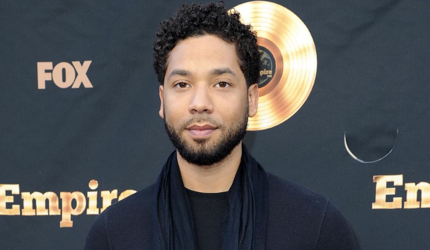 FILE - In this May 20, 2016 file photo, Jussie Smollett attends the &amp;quot;Empire&amp;quot; FYC Event in Los Angeles. On Wednesday, March 15, 2017, Smollett debuted a music video for &amp;quot;F.U.W.&amp;quot;, a song about injustice which he wrote and performs, on his YouTube page. (Photo by Richard Shotwell/Invision/AP, File)