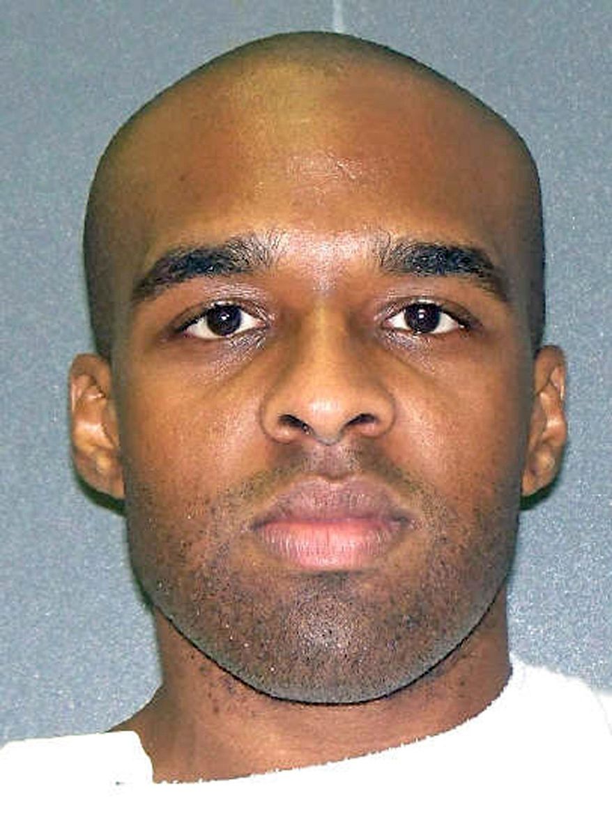 This undated photo provided by the Texas Department of Criminal Justice shows death row inmate Paul Storey. The parents of a North Texas man shot to death by Storey during a robbery in 2006 believe his execution set for April 12 should be called off and the death row prisoner be locked up for life with no possibility of parole. (Texas Department of Criminal Justice via AP)