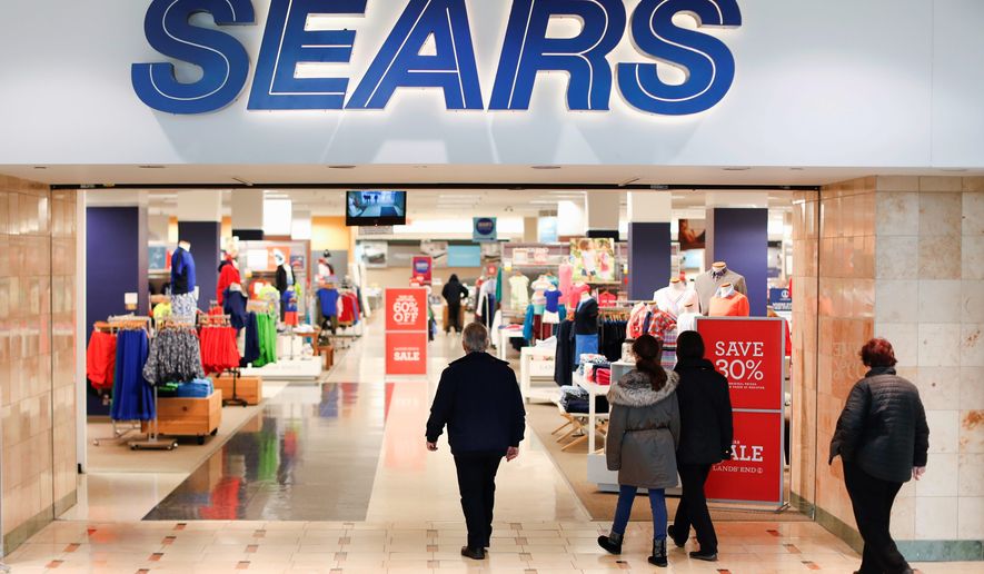 Sears, once the monolith of American retail, says that there is &quot;substantial doubt&quot; it will keep its doors open. (Associated Press)