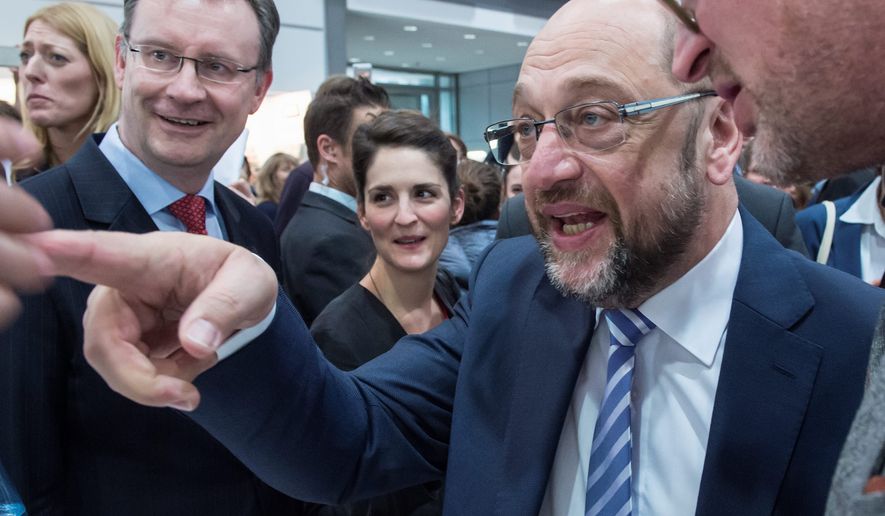 Martin Schulz, the German Social Democratic Party&#x27;s popular top candidate, has momentum that puts Chancellor Angela Merkel&#x27;s hopes for a fourth term at risk. (Associated Press)