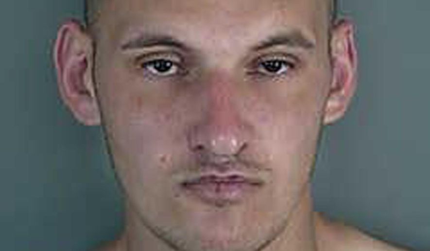This undated photo provided by Lane County Corrections shows Vyacheslav Stefanskiy. Stefanskiy, a homeless man with a lengthy criminal record, has been sentenced to life in prison for the murder of a Eugene, Ore., woman. (Lane County Corrections via AP)