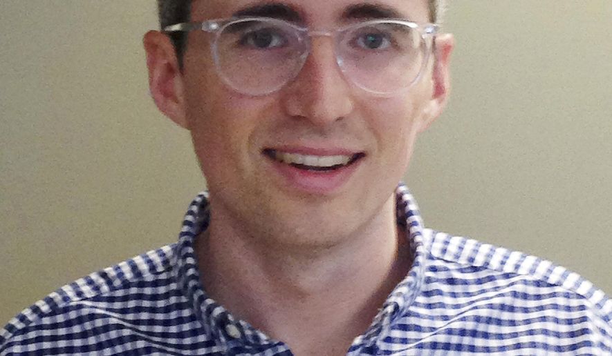 News Associate R.J. Rico, at the Shared News Desk, poses for a photo in Atlanta on Friday, March 24, 2017. Rico, an industrious reporter with excellent news judgment, has been hired by The Associated Press for the Baton Rouge legislative relief position. The 11-week assignment was announced Friday by South Editor Ravi Nessman and Deep South Editor Jim Van Anglen. (AP Photo/Greg Schreier)
