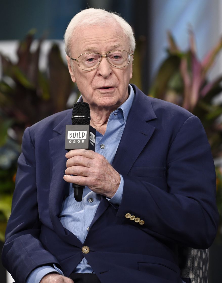 Actor Michael Caine participates in the BUILD Speaker Series to discuss the film, "Going In Style", at AOL Studios on Tuesday, March 28, 2017, in New York. (Photo by Evan Agostini/Invision/AP)