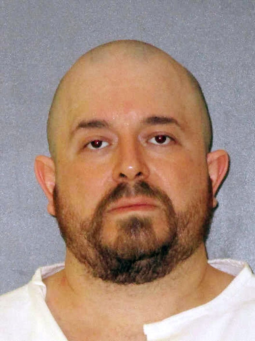 This undated photo provided by the Texas Department of Criminal Justice shows death row inmate Raul Cortez. A federal appeals court has rejected claims from 36-year-old Cortez that his lawyers were deficient at his trial for a quadruple fatal shooting in McKinney in 2004 and upheld the conviction. (Texas Department of Criminal Justice via AP)