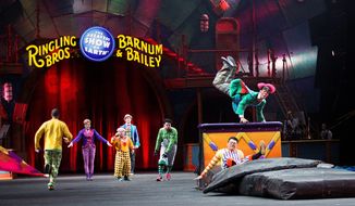 Ringling Bros. and Barnum &amp; Bailey Circus, which started in 1871, is making its final trip to the District this weekend as part of its farewell tour. Falling attendance and competing entertainment are blamed for its decline. (Associated Press)