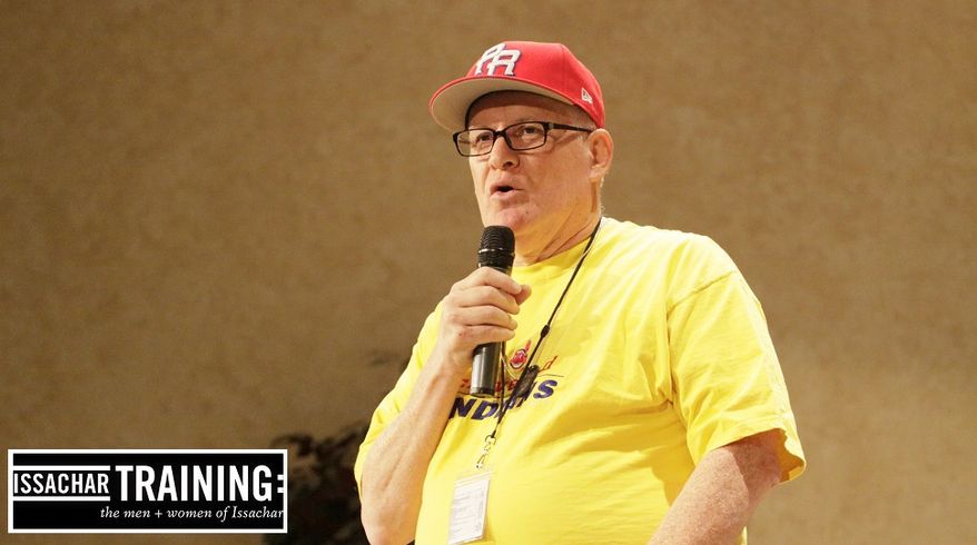 Raymond Cruz of Simi Valley, California, preaching to 350 former prisoners.