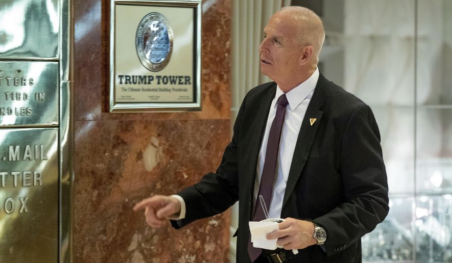 Keith Schiller, a former New York City detective, accompanied Donald Trump to Moscow in 2013 as his bodyguard. (Associated Press/File)
