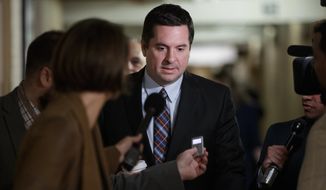 Rep. Devin Nunes, California Republican and chairman of the House Permanent Select Committee on Intelligence, said lawmakers hope to get to the bottom of whether U.S. authorities were investigating Russia&#39;s atomic energy giant Rosatom at the time the U.S. government signed off on the deal. (Associated Press/File)
