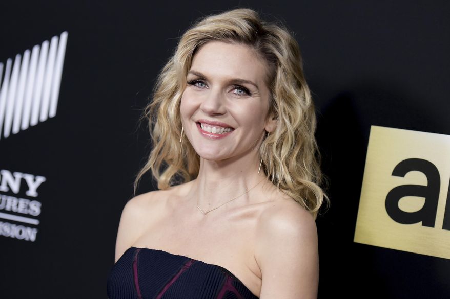 FILE - In this Feb. 2, 2016 file photo, actress Rhea Seehorn attends the season two premiere of "Better Call Saul" in Culver City, Calif. The series, starring Seehorn and Bob Odenkirk, returns for its third season Monday at 10 p.m. EDT on AMC. (Photo by Richard Shotwell/Invision/AP, File)