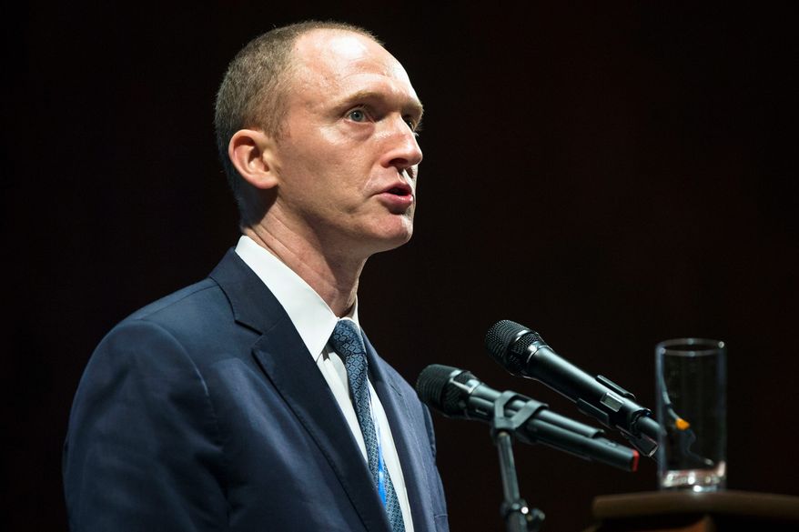 Former President Trump adviser Carter Page called allegations that he acted as a Russian agent &quot;a joke,&quot; calling the whole matter &quot;beyond words.&quot; (Associated Press) ** FILE **