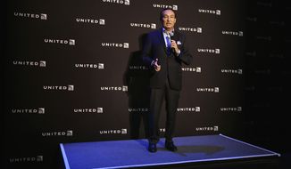 FILE - In this Thursday, June 2, 2016, file photo, United Airlines CEO Oscar Munoz speaks in New York, during a presentation of the carrier&#39;s new Polaris service. The United fiasco where a passenger was dragged off a United Express flight on Sunday, April 9, 2017, is just the latest example of bad behavior by a company or its employees called out by witnesses with a smartphone. Munoz eventually apologized, but not for two days and after first blaming the customer and airport security. Three days after the incident United offered full refunds to all passengers on the flight. As smartphone cameras and social media have shifted power to consumers, they are forcing companies to be more nimble in handling matters they might have tried to sweep under the rug before. (AP Photo/Richard Drew, File)