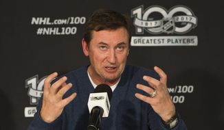 NHL legend Wayne Gretzky is reputed to have skated to where the puck was going — not where it was. (Associated Press/File)