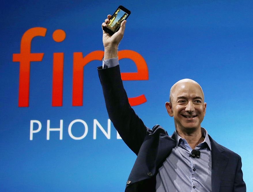 Jeff Bezos, best known as the founder, chairman, and chief executive officer of Amazon.com, which is the world&#x27;s largest online shopping retailer, is shown in this file photo. (Associated Press) **FILE**