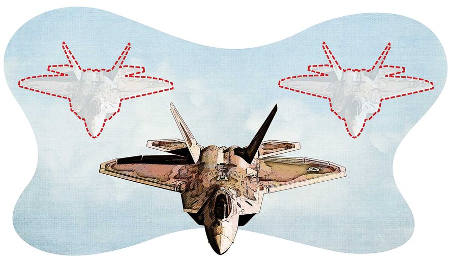 Diminished Air Power Illustration by Greg Groesch/The Washington Times