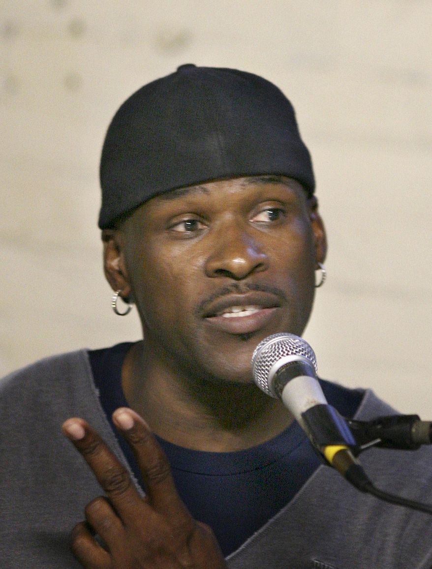 FILE - In this June 1, 2006, file photo, drummer Kirk Johnson speaks at a news conference during the first rehearsal by members of the new band The Truth in Minneapolis. Johnson, a longtime drummer for Prince and estate manager at Paisley Park who was among those who discovered the musician's body April 21, 2016, is one of the key figures investigators want to interview in relation to his death. (Jeff Wheeler/Star Tribune via AP, File)/Star Tribune via AP)