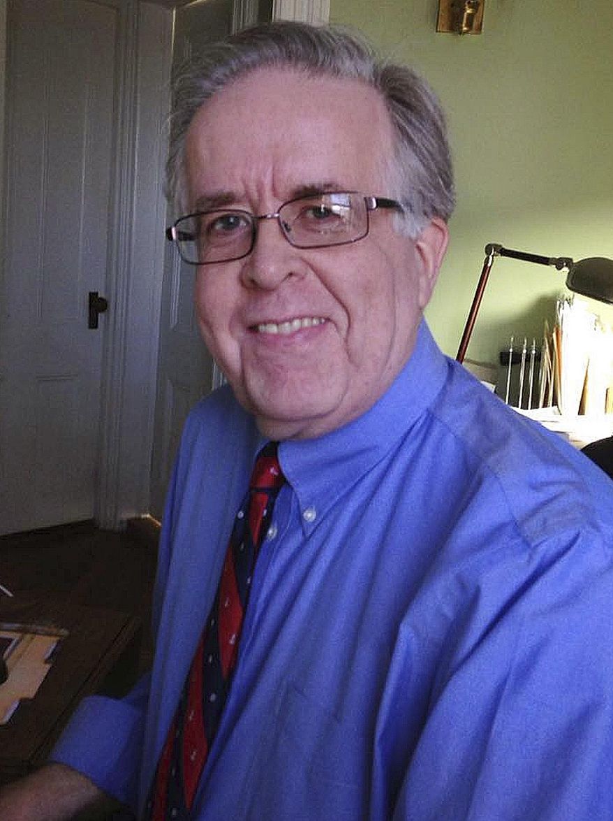 This undated photo provided by Ellen Nimmons shows her husband, Jim Fitzgerald, a longtime Associated Press writer and editor who died in New York on Monday, April 17, 2017, at the age of 66. During his 43 years with the AP Fitzgerald helped shape the news service's coverage of stories from terror attacks to the evolving landscape of aging. Known for handling a sometimes difficult job with a can-do demeanor, professionalism and grace, Fitzgerald had been fighting leukemia for more than a year and a half. (Ellen Nimmons via AP)