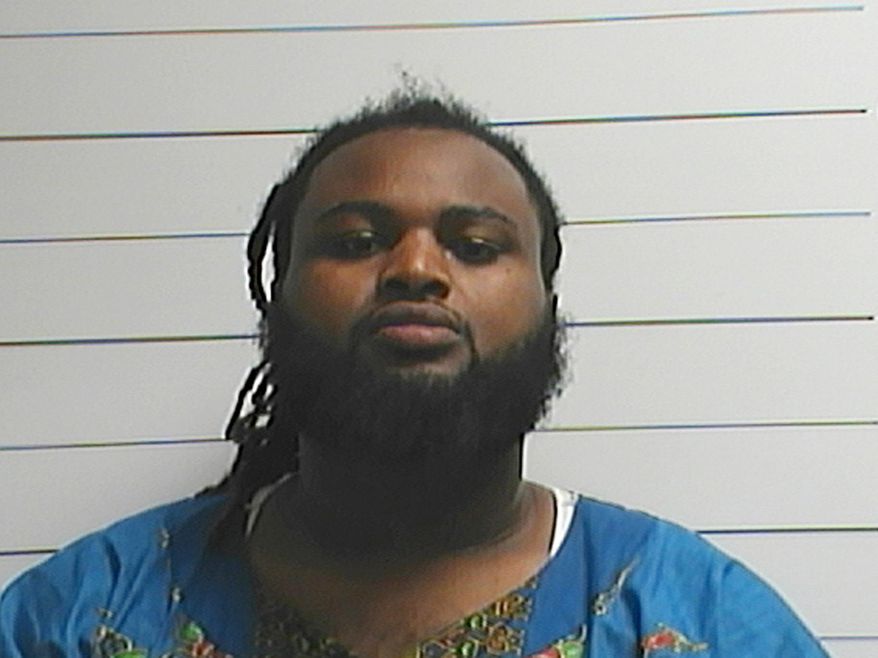 FILE - This April 10, 2016, file photo provided by the Orleans Parish Sheriff's Office shows Cardell Hayes. Hayes, who killed former New Orleans Saints star Will Smith in an argument following a traffic crash, avoided a mandatory life sentence when a jury convicted him of manslaughter instead of second-degree murder. But Hayes may still be locked away for a very long time if prosecutors get their way at a sentencing hearing Wednesday, April 19, 2017. (Orleans Parish Sheriff's Office via AP, File)