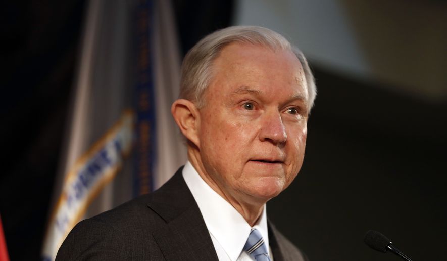 Under Attorney General Jeff Sessions, the Justice Department has worked arm in arm with the Department of Homeland Security to cover the most ground when it comes to implementing the Trump administration&#x27;s priorities. (Associated Press/File)