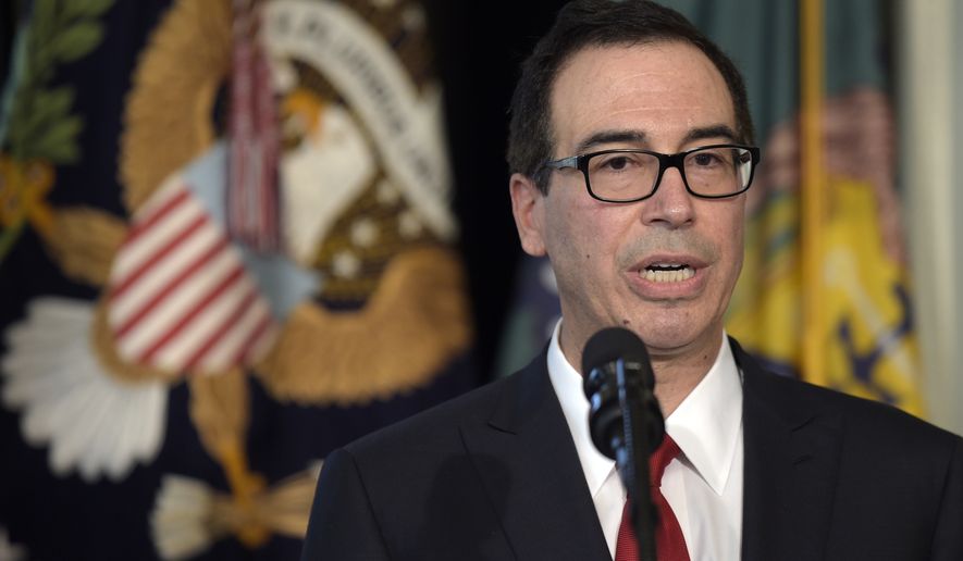 Treasury Secretary Steven T. Mnuchin said President Trump will make an announcement on tax reform this week and that his plan &quot;will be the most significant change to the tax code since Reagan.&quot; (Associated Press/File)