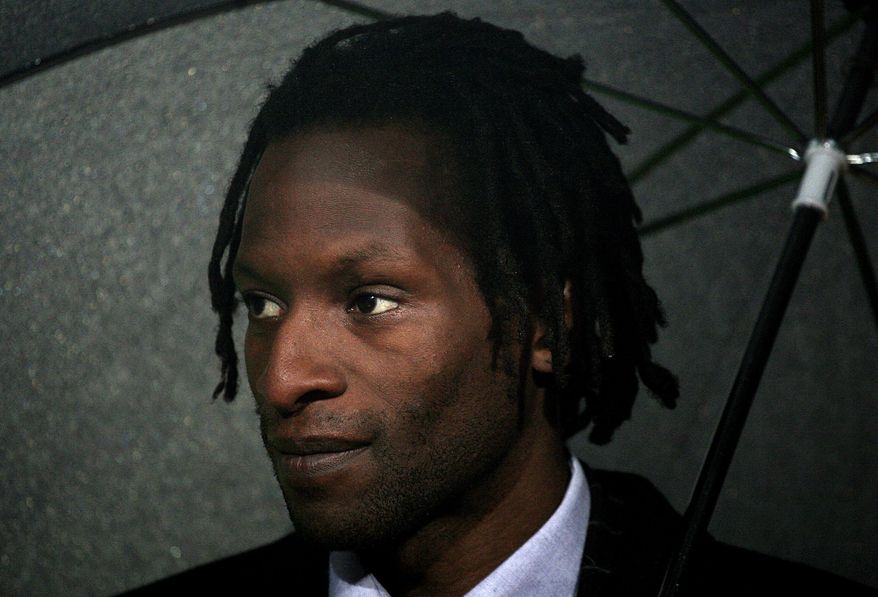 FILE - This Aug. 26, 2010 file photo shows Ugo Ehiogu in Birmingham, England. Ugo Ehiogu, the former England defender who was a coach of Tottenham’s under-23 team, died Friday April 21, 2017, after suffering a cardiac arrest. He was 44. (Nick Potts/PA via AP)