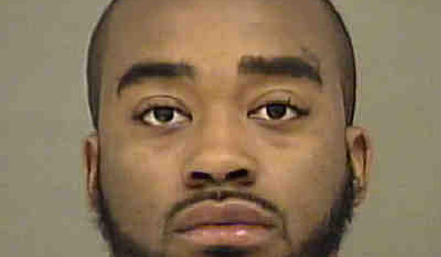 This photo provided by the Mecklenburg County Sheriff's Office shows Zerrell Fuentes. Federal prosecutors say Fuentes conspired with his wife and mother to traffic three minors for sex in South Carolina to help him make bail. The U.S. Department of Justice said in a news release on Monday, April 24, 2017, that 22-year-old Fuentes, his 24-year-old wife, Brianna Wright, and his 53-year-old mother, Tanya Fuentes each face a number of sex trafficking charges. A federal grand jury issued an eight-count indictment on Friday. (Mecklenburg County Sheriff's Office via AP)