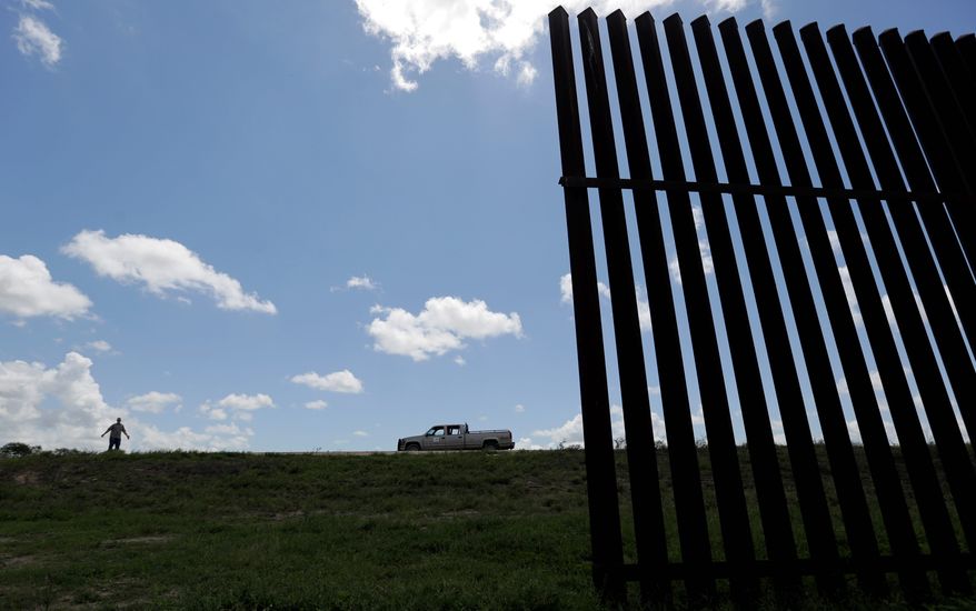 President Trump has arguably done more than his predecessors to get the border wall along the U.S. frontier with Mexico finally realized. Despite congressional promises, little construction progress has yet been made. (ASSOCIATED PRESS)
