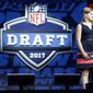 Kate Foster, 18, of Rockford, Ill., waits onstage to announce the Chicago Bears&#39; selection in the second round of the 2017 NFL football draft, Friday, April 28, 2017, in Philadelphia. (AP Photo/Matt Rourke)
