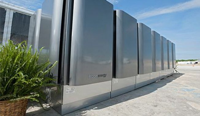 Technological advances, like the fuel cell technology used in the Bloom Energy Server* or Bloom Box, combine with traditional sources of energy to provide a wide spectrum of clean, reliable and affordable electrical solutions for customers. Source: University of Delaware, WGL Energy.