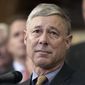 Rep. Fred Upton, R-Mich., speaks on Capitol Hill in Washington, in this Dec. 8, 2016, file photo. (AP Photo/Cliff Owen, File)