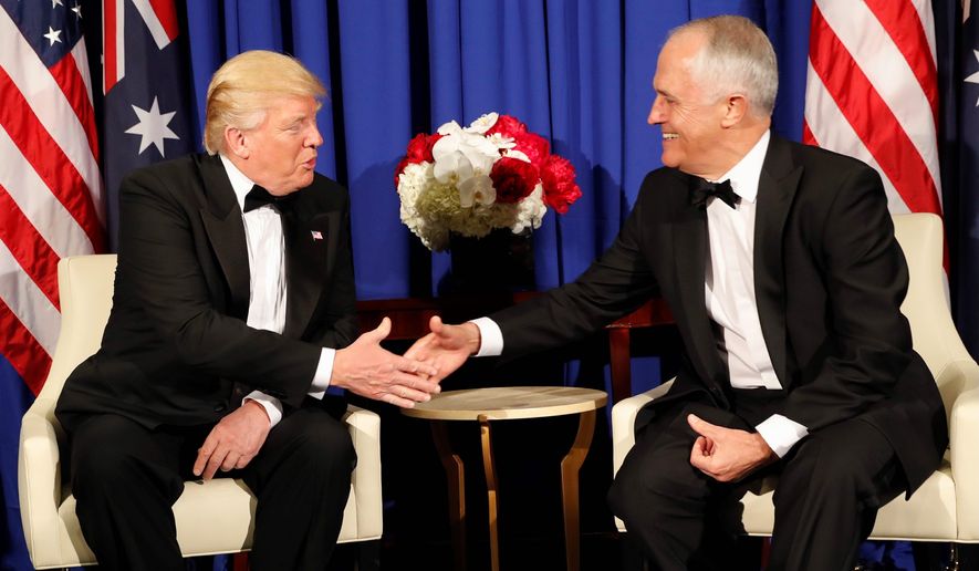 Image result for photos of trump and turnbull