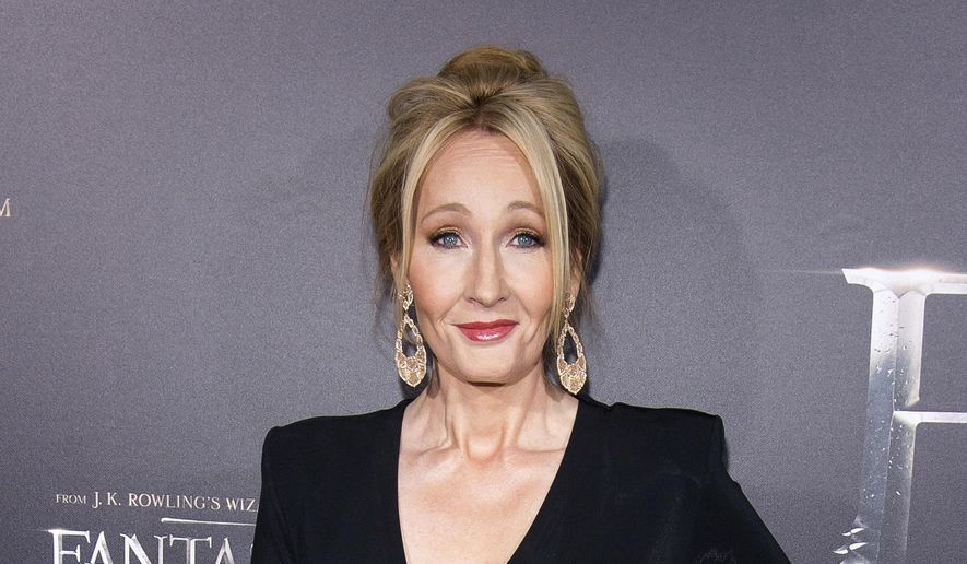 In this Nov. 10, 2016, file photo, J. K. Rowling attends the world premiere of "Fantastic Beasts and Where To Find Them" in New York. The stage play "Harry Potter and the Cursed Child" will come to Broadway's The Lyric Theatre in the spring of 2018, producers said Thursday, May 4, 2017, with an opening set for April. The play recently won nine Olivier Awards in London, including best new play. (Photo by Charles Sykes/Invision/AP, File)