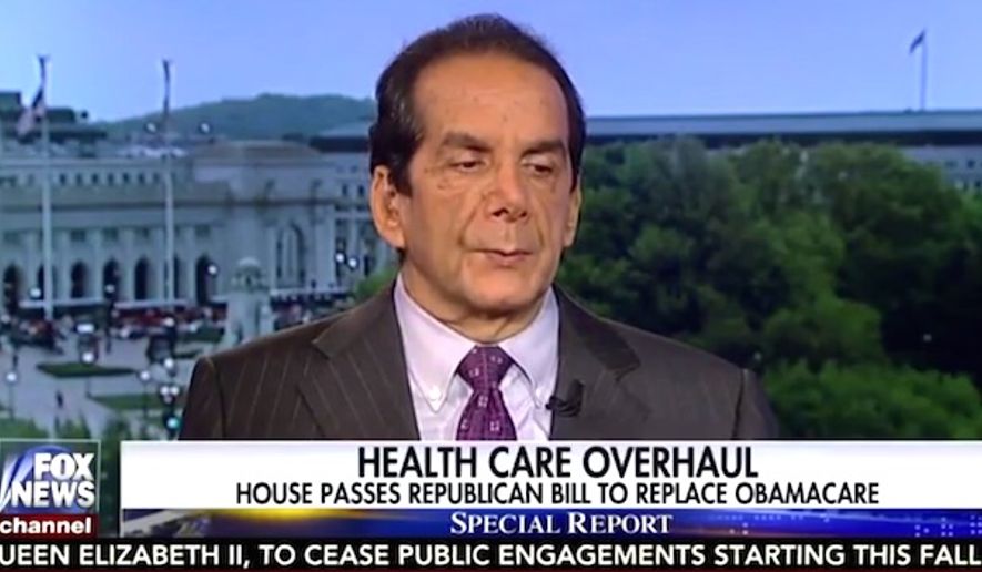 Conservative commentator Charles Krauthammer predicts the U.S. will have a single-payer health care within seven years. (Fox News screenshot)